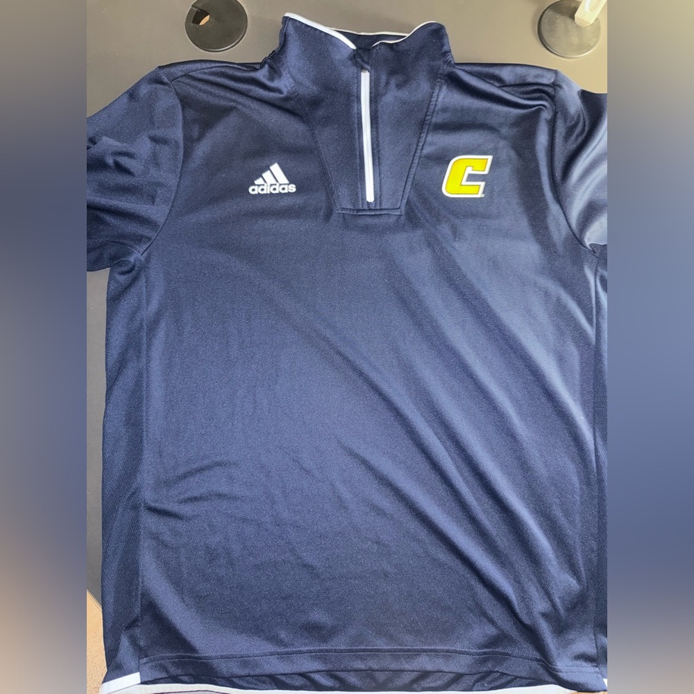 Adidas Chattanooga Mocs - UTC Pullover - Quarter Zip - Navy - Large